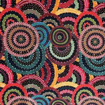 Preview: WOMENS BODY DREAMING Aborigines Stoff aus Australien